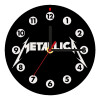 Metallica logo, Ρολόι τοίχου ξύλινο (20cm)