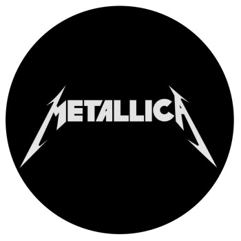 Metallica logo, Mousepad Round 20cm