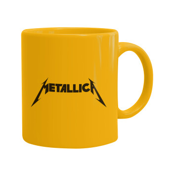 Metallica, Κούπα, κεραμική κίτρινη, 330ml