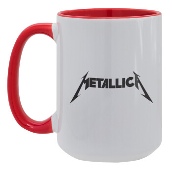 Metallica, Κούπα Mega 15oz, κεραμική Κόκκινη, 450ml