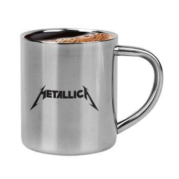 Metallica logo, Κουπάκι μεταλλικό διπλού τοιχώματος για espresso (220ml)