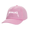 Adult Baseball Cap, 100% Cotton, PINK (COTTON, ADULT, UNISEX, ONE SIZE)