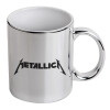 Mug ceramic, silver mirror, 330ml