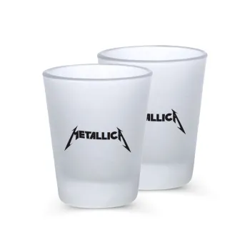 Metallica, Σφηνοπότηρα γυάλινα 45ml του πάγου (2 τεμάχια)