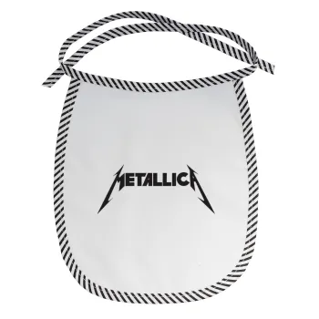 Metallica, Σαλιάρα μωρού αλέκιαστη με κορδόνι Μαύρη