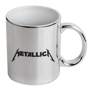 Metallica, Κούπα κεραμική, ασημένια καθρέπτης, 330ml