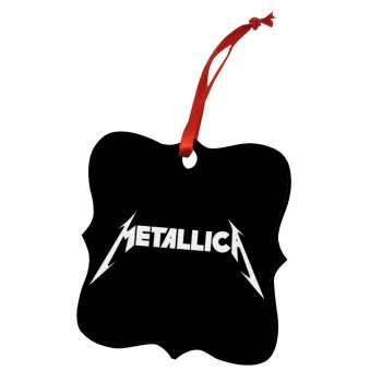 Metallica, Christmas ornament polygon wooden 7.5cm