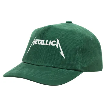 Metallica, Children's Baseball Cap, 100% Cotton Drill, GREEN (COTTON, CHILDREN'S, ONE SIZE)
