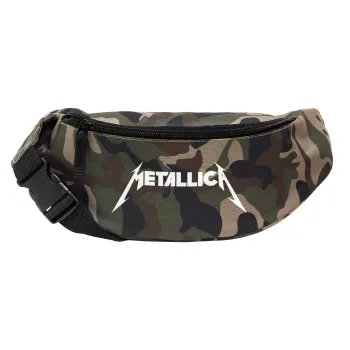 Metallica, Unisex τσαντάκι μέσης (μπανάνα) χρώματος παραλλαγή Jungle με 2 τσέπες