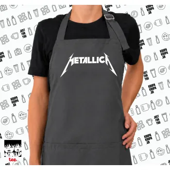 Metallica, Ποδιά μακριά Σεφ ολόσωμη με τσέπες GREY (ΕΝΗΛΙΚΩΝ)