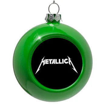 Metallica, Στολίδι Χριστουγεννιάτικη μπάλα δένδρου Πράσινο 8cm