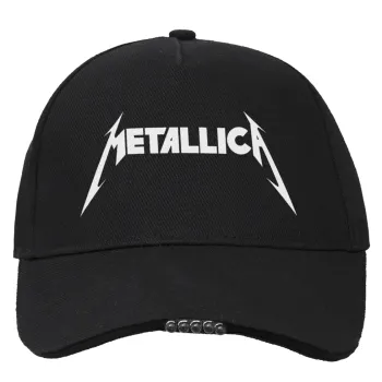 Metallica, Work & Activity LED Light Cap – Perfect for Night & Low Light Conditions (100% COTTON, ADULT, UNISEX)