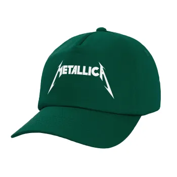 Metallica, Twill Καπέλο παιδικό Bottle Green (100% ΒΑΜΒΑΚΕΡΟ, ΠΑΙΔΙΚΟ, UNISEX)