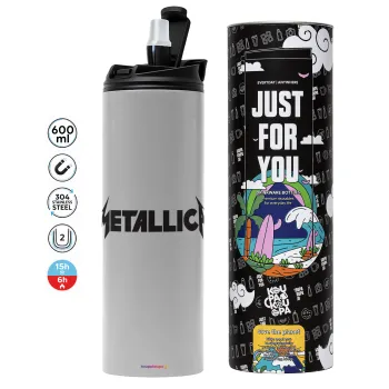 Metallica, Tumbler stainless steel GREY 600ml