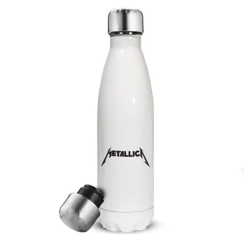 Metallica, Metal mug thermos White (Stainless steel), double wall, 500ml
