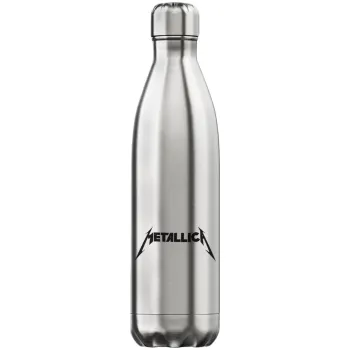Metallica, Inox (Stainless steel) hot metal mug, double wall, 750ml