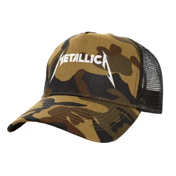 Metallica, Καπέλο Ενηλίκων Structured Trucker, με Δίχτυ, (παραλλαγή) Army (100% ΒΑΜΒΑΚΕΡΟ, ΕΝΗΛΙΚΩΝ, UNISEX, ONE SIZE)