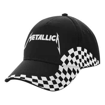 Metallica, Καπέλο Ενηλίκων Ultimate ΜΑΥΡΟ RACING, (100% ΒΑΜΒΑΚΕΡΟ DRILL, ΕΝΗΛΙΚΩΝ, UNISEX, ONE SIZE)