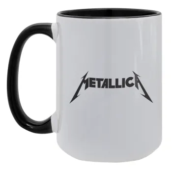 Metallica, Κούπα Mega 15oz, κεραμική Μαύρη, 450ml