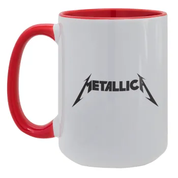 Metallica, Κούπα Mega 15oz, κεραμική Κόκκινη, 450ml
