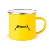 Yellow Enamel Metallic Cup 360ml