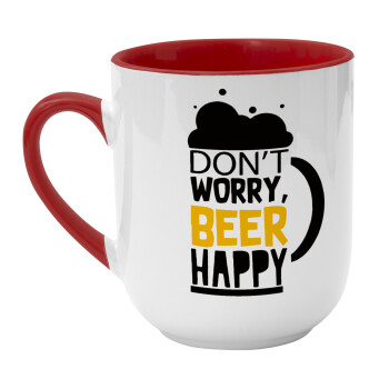 Don't worry BEER Happy, Κούπα κεραμική tapered 260ml