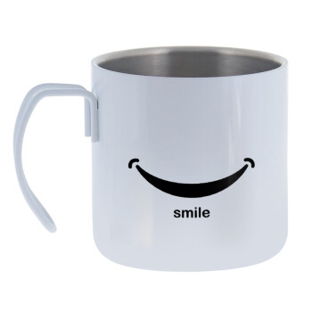 Smile!!!, Mug Stainless steel double wall 400ml