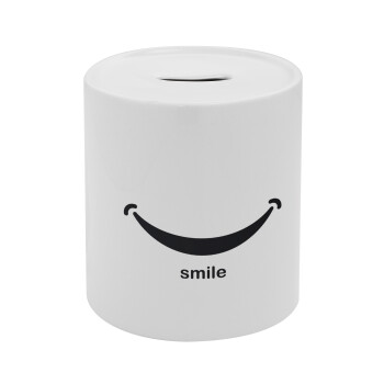 Smile!!!, Κουμπαράς πορσελάνης με τάπα