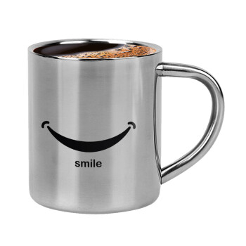 Smile!!!, Κουπάκι μεταλλικό διπλού τοιχώματος για espresso (220ml)