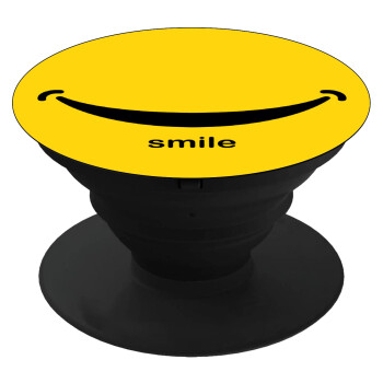 Smile!!!, Phone Holders Stand  Black Hand-held Mobile Phone Holder
