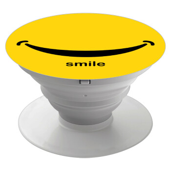 Smile!!!, Phone Holders Stand  White Hand-held Mobile Phone Holder