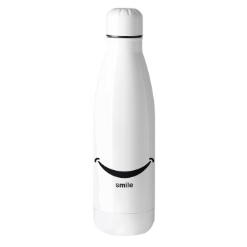 Smile!!!, Metal mug thermos (Stainless steel), 500ml