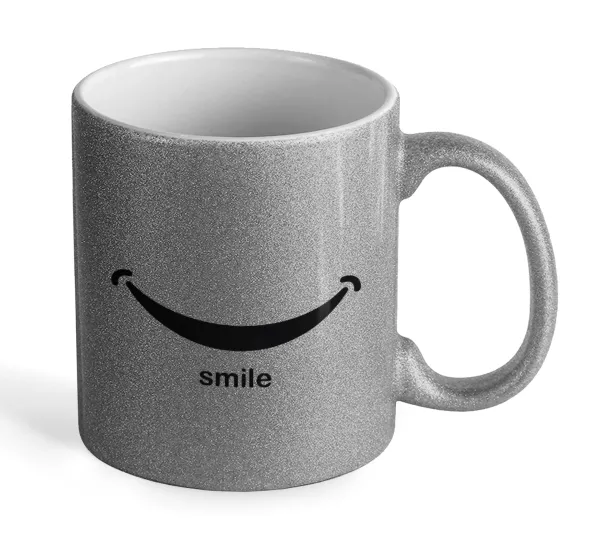 Smile!!! — Glitter Ασημένια