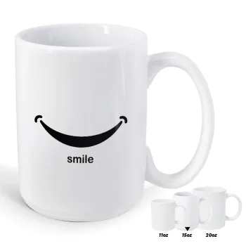Smile!!!, Κούπα Mega, κεραμική, 450ml