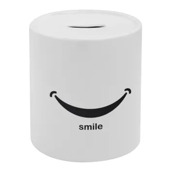 Smile!!!, Κουμπαράς πορσελάνης με τάπα