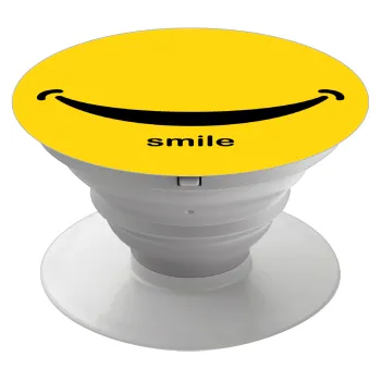 Smile!!!, Phone Holders Stand  Λευκό Βάση Στήριξης Κινητού στο Χέρι