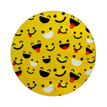 Smilies , Επιφάνεια κοπής γυάλινη στρογγυλή (30cm)
