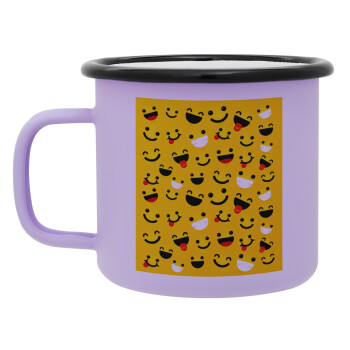 Smilies , Κούπα Μεταλλική εμαγιέ ΜΑΤ Light Pastel Purple 360ml