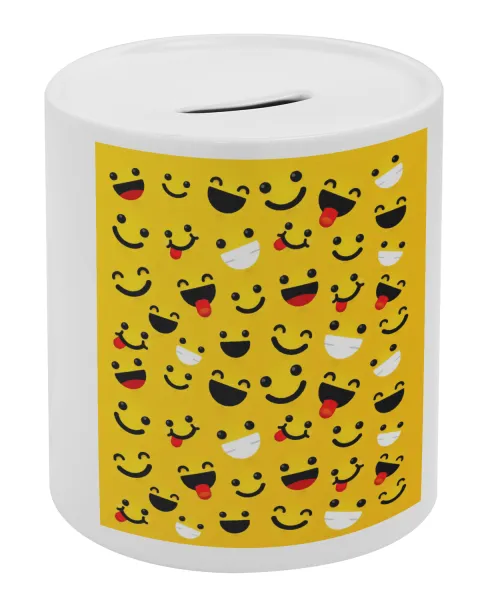 Smilies — Porcelain money box with stopper
