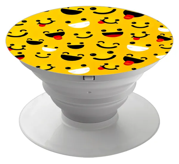 Smilies — Phone Holders Stand  White Hand-held Mobile Phone Holder