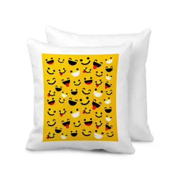 Smilies , Sofa cushion 40x40cm includes filling