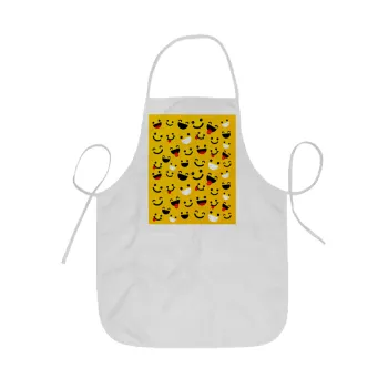 Smilies , Ποδιά Σεφ ολόσωμη κοντή  Παιδική (44x62cm)