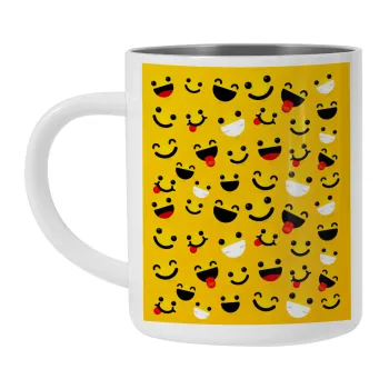 Smilies , Κούπα Ανοξείδωτη διπλού τοιχώματος 300ml