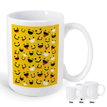 Smilies , Κούπα Mega, κεραμική, 450ml