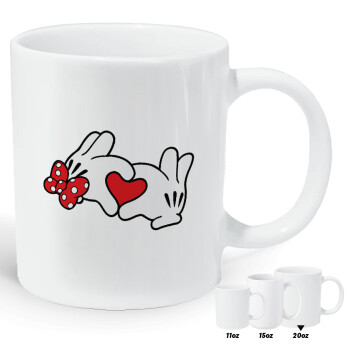 Love hands, Κούπα Giga, κεραμική, 590ml