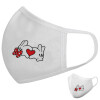 Μάσκα υφασμάτινη υψηλής άνεσης παιδική (Δώρο πλαστική θήκη)