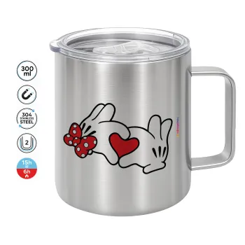 Love hands, Κούπα Ανοξείδωτη διπλού τοιχώματος 300ml
