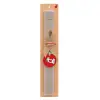 Easter Set, wooden keychain & scented Easter candle flat (30cm) (GRAY)