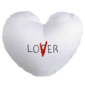 IT Lov(s)er, Μαξιλάρι καναπέ καρδιά 40x40cm περιέχεται το  γέμισμα