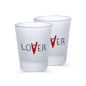 IT Lov(s)er, Σφηνοπότηρα γυάλινα 45ml του πάγου (2 τεμάχια)